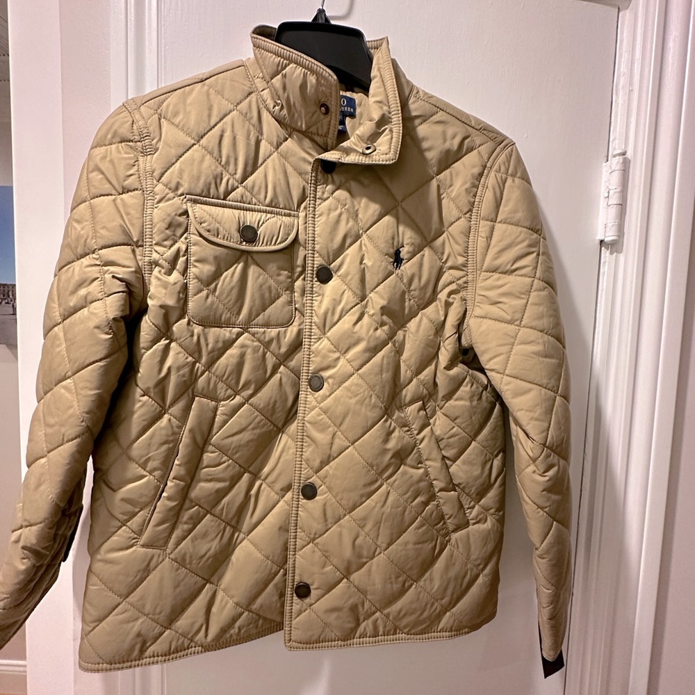 Ralph Lauren Polo boys classic quilted Jacket size M(10-12) NEW